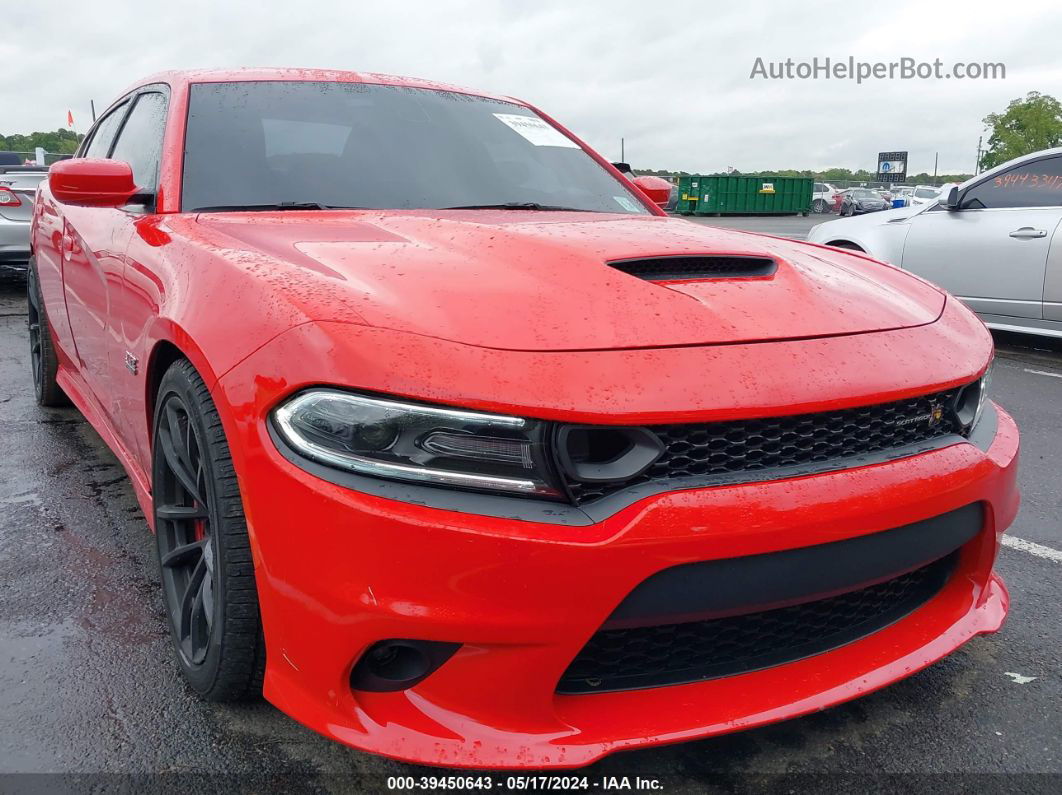 2021 Dodge Charger Scat Pack Rwd Red vin: 2C3CDXGJ5MH561986