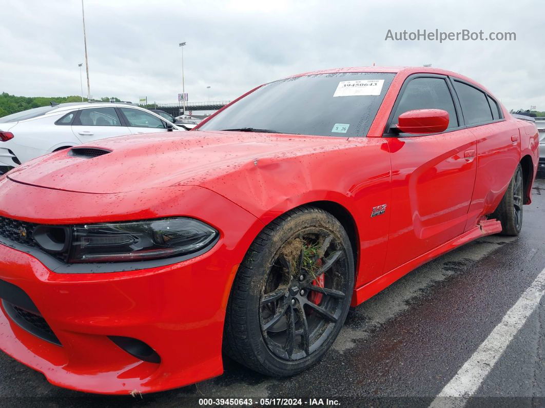 2021 Dodge Charger Scat Pack Rwd Красный vin: 2C3CDXGJ5MH561986