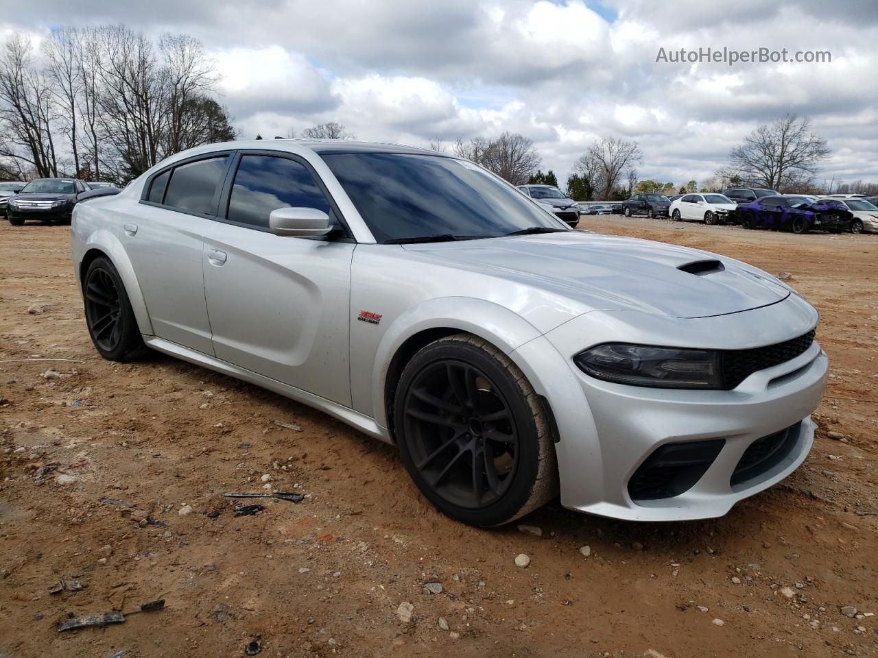 2021 Dodge Charger Scat Pack Silver vin: 2C3CDXGJ5MH579243