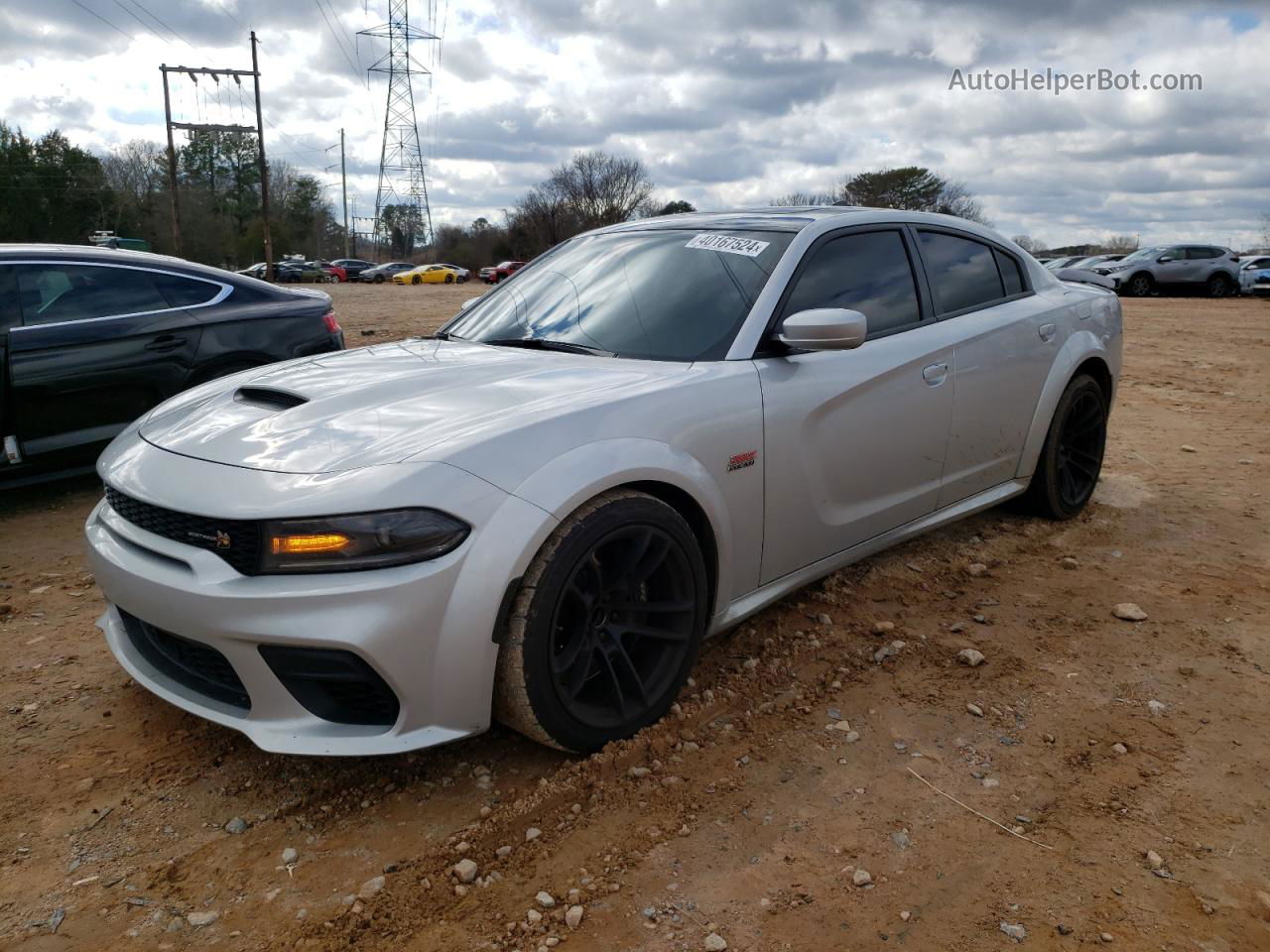 2021 Dodge Charger Scat Pack Silver vin: 2C3CDXGJ5MH579243