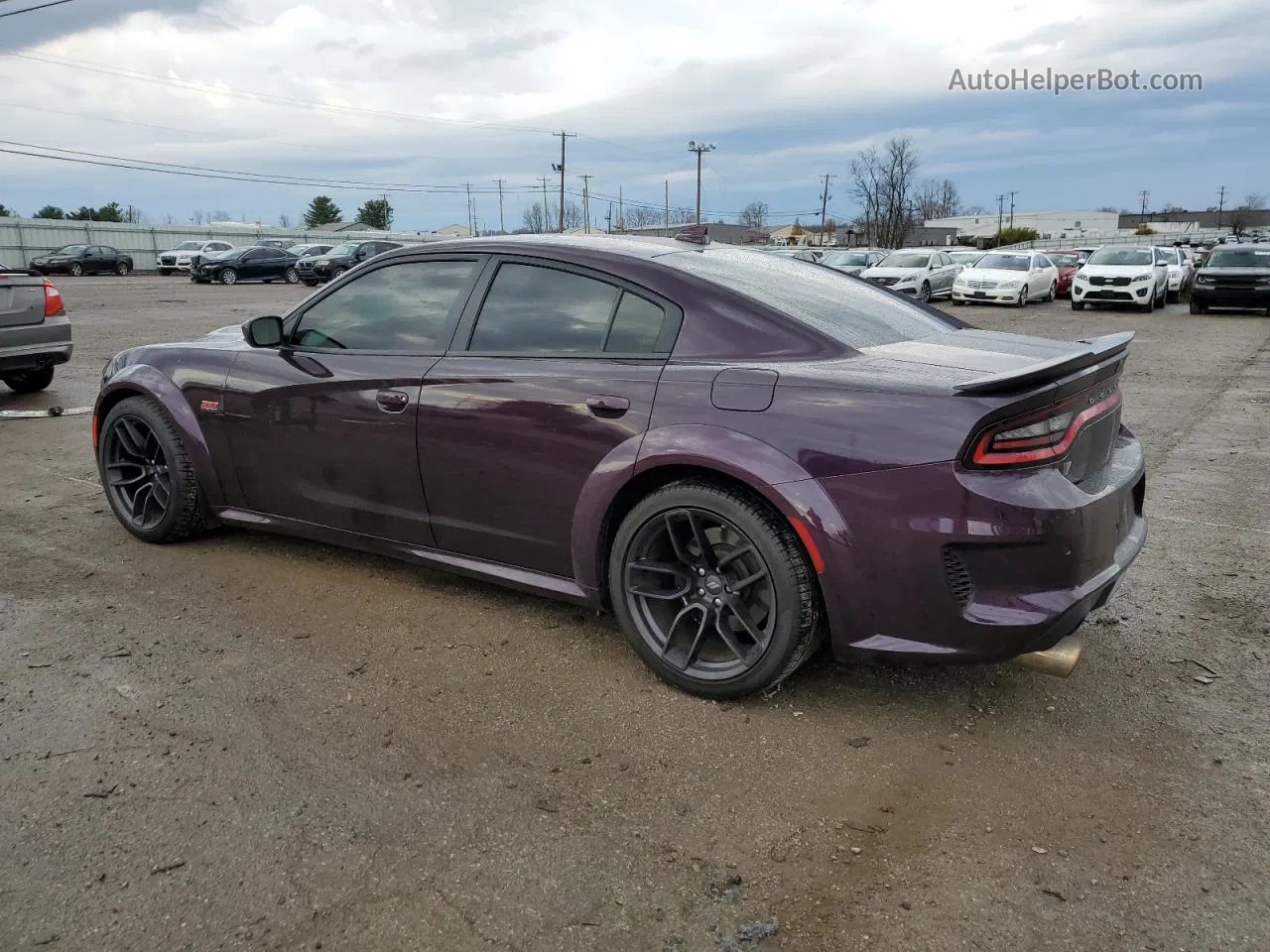 2021 Dodge Charger Scat Pack Purple vin: 2C3CDXGJ5MH622642