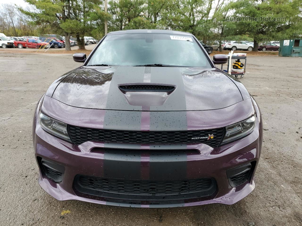 2021 Dodge Charger Scat Pack Purple vin: 2C3CDXGJ5MH622642