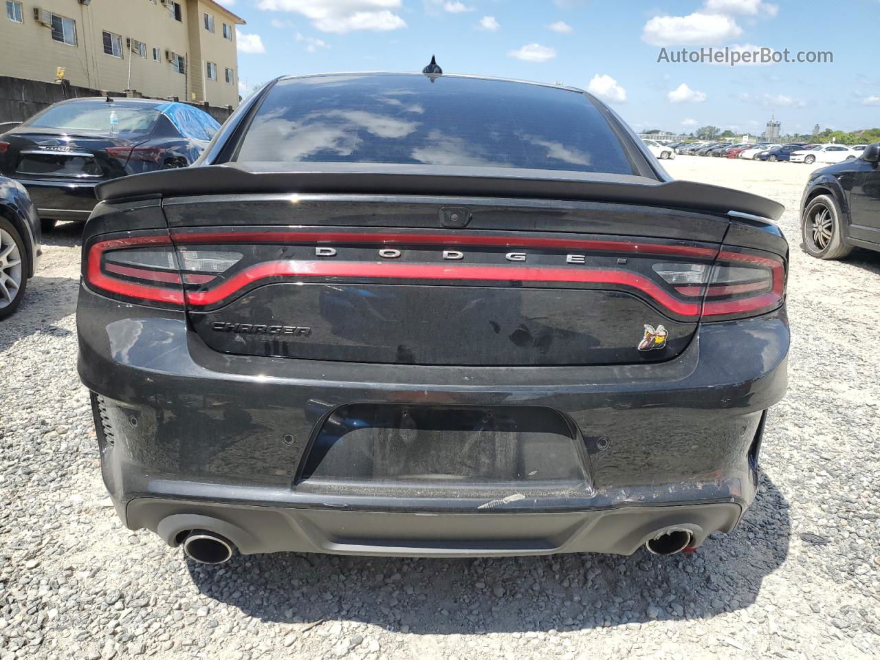 2021 Dodge Charger Scat Pack Черный vin: 2C3CDXGJ5MH626853