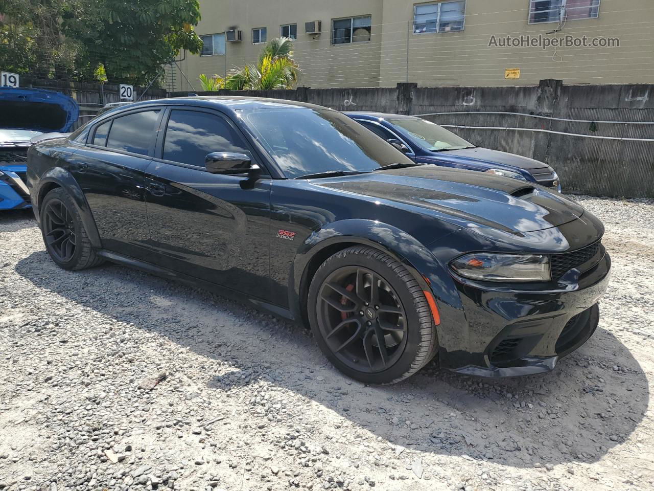 2021 Dodge Charger Scat Pack Black vin: 2C3CDXGJ5MH626853