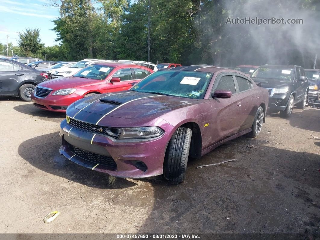 2021 Dodge Charger Scat Pack Rwd Purple vin: 2C3CDXGJ5MH684963