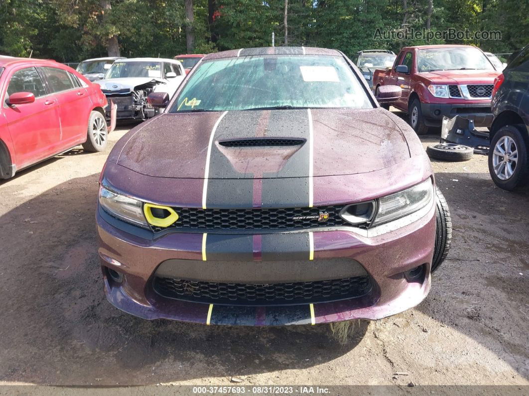 2021 Dodge Charger Scat Pack Rwd Purple vin: 2C3CDXGJ5MH684963