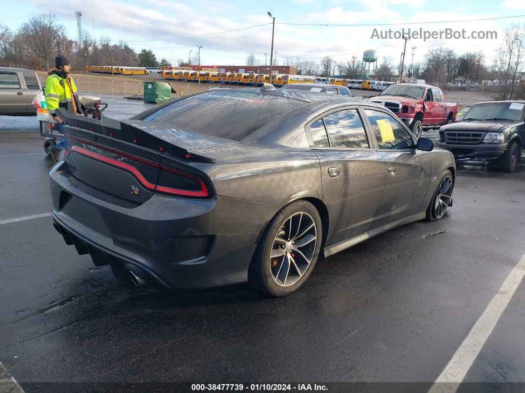 2016 Dodge Charger R/t Scat Pack Gray vin: 2C3CDXGJ6GH302945