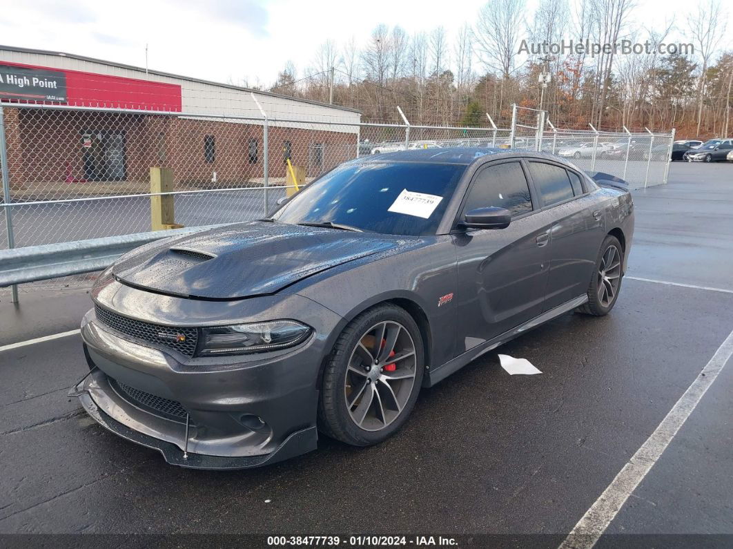 2016 Dodge Charger R/t Scat Pack Gray vin: 2C3CDXGJ6GH302945