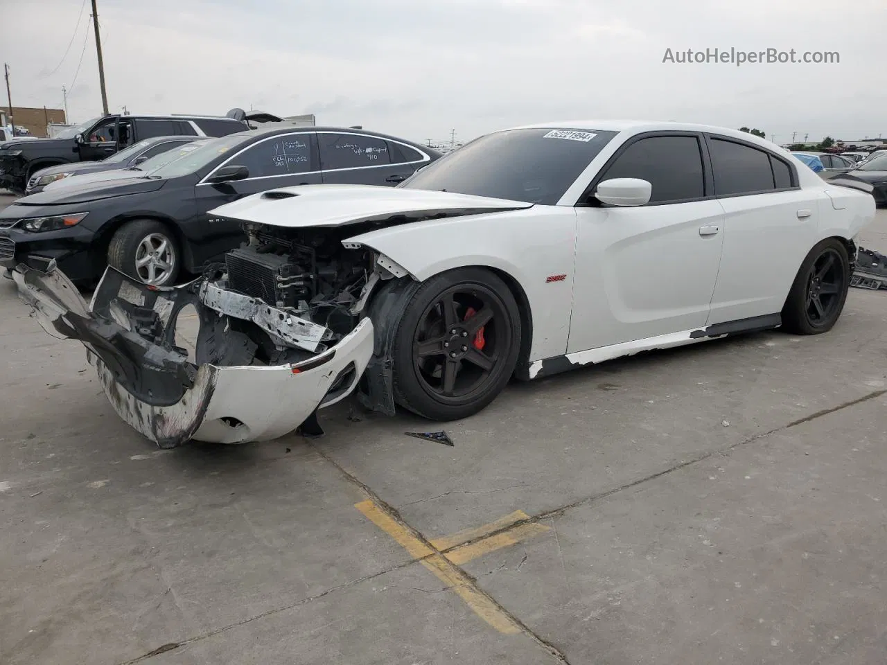 2016 Dodge Charger R/t Scat Pack White vin: 2C3CDXGJ6GH321754