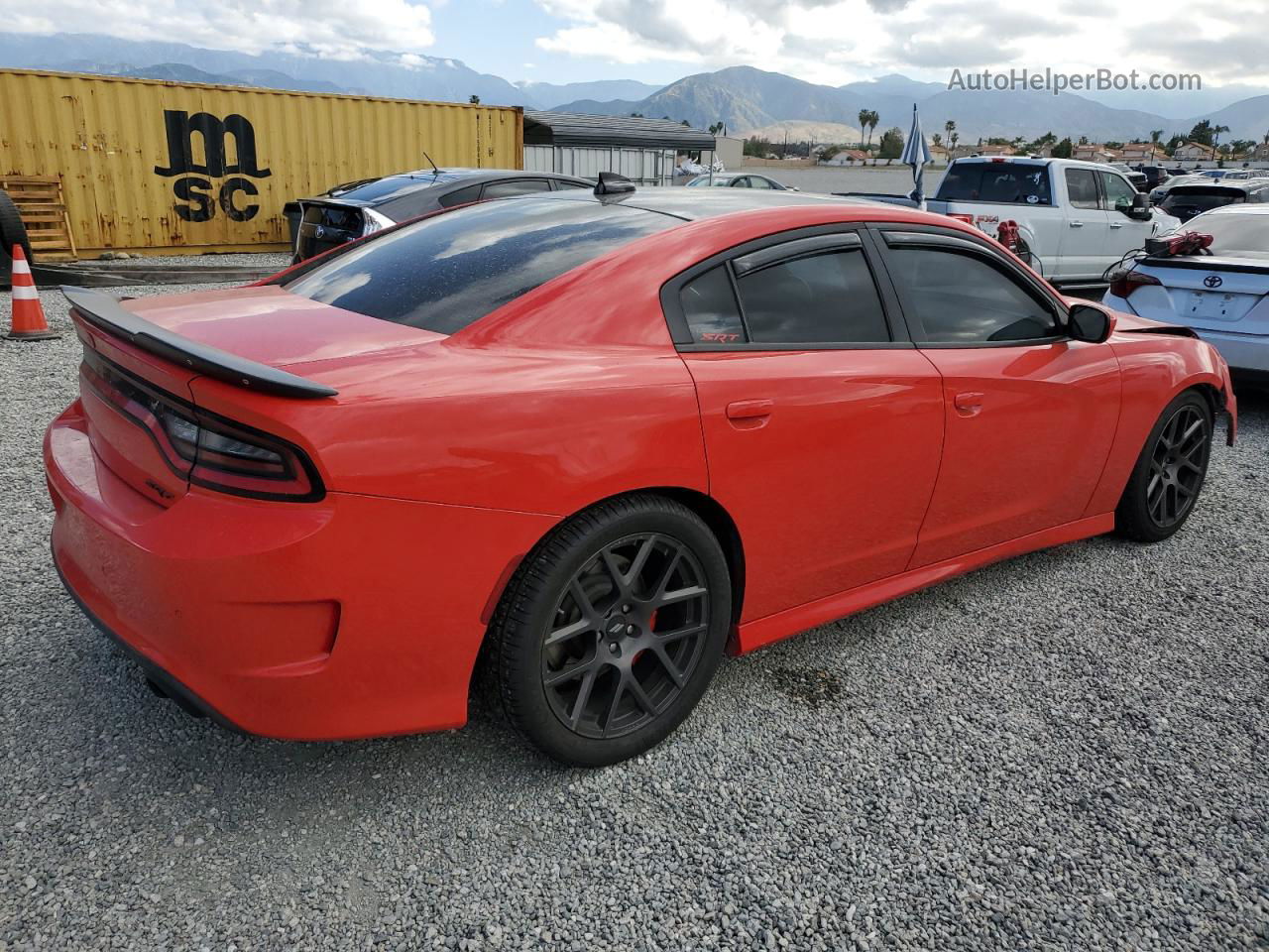 2017 Dodge Charger R/t 392 Красный vin: 2C3CDXGJ6HH529084