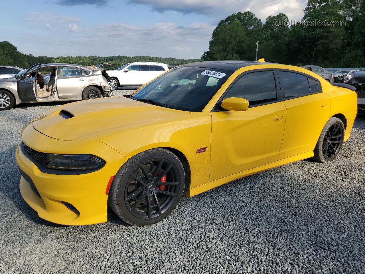 2017 Dodge Charger R/t 392 Желтый vin: 2C3CDXGJ6HH615673