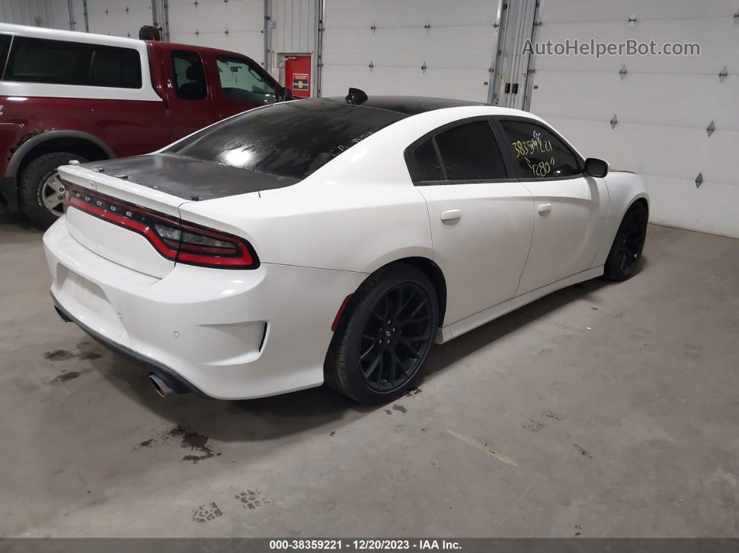 2018 Dodge Charger R/t Scat Pack Rwd White vin: 2C3CDXGJ6JH157963