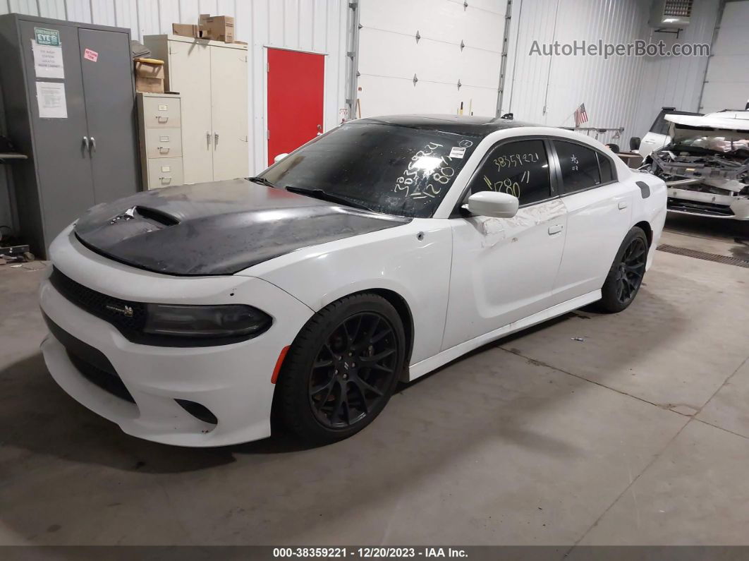 2018 Dodge Charger R/t Scat Pack Rwd White vin: 2C3CDXGJ6JH157963