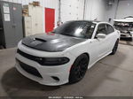 2018 Dodge Charger R/t Scat Pack Rwd White vin: 2C3CDXGJ6JH157963