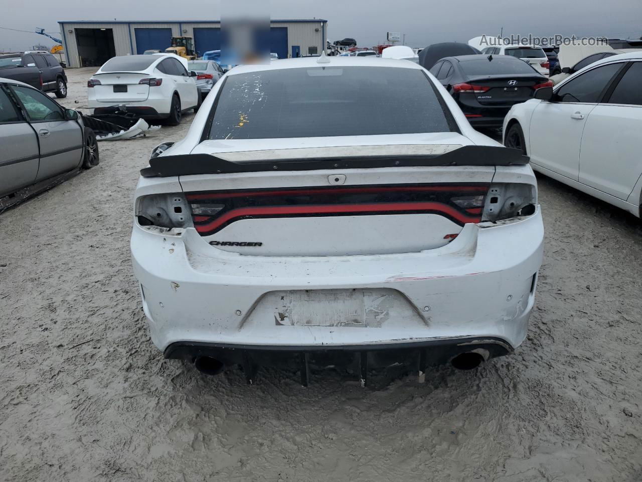 2018 Dodge Charger R/t 392 White vin: 2C3CDXGJ6JH188422