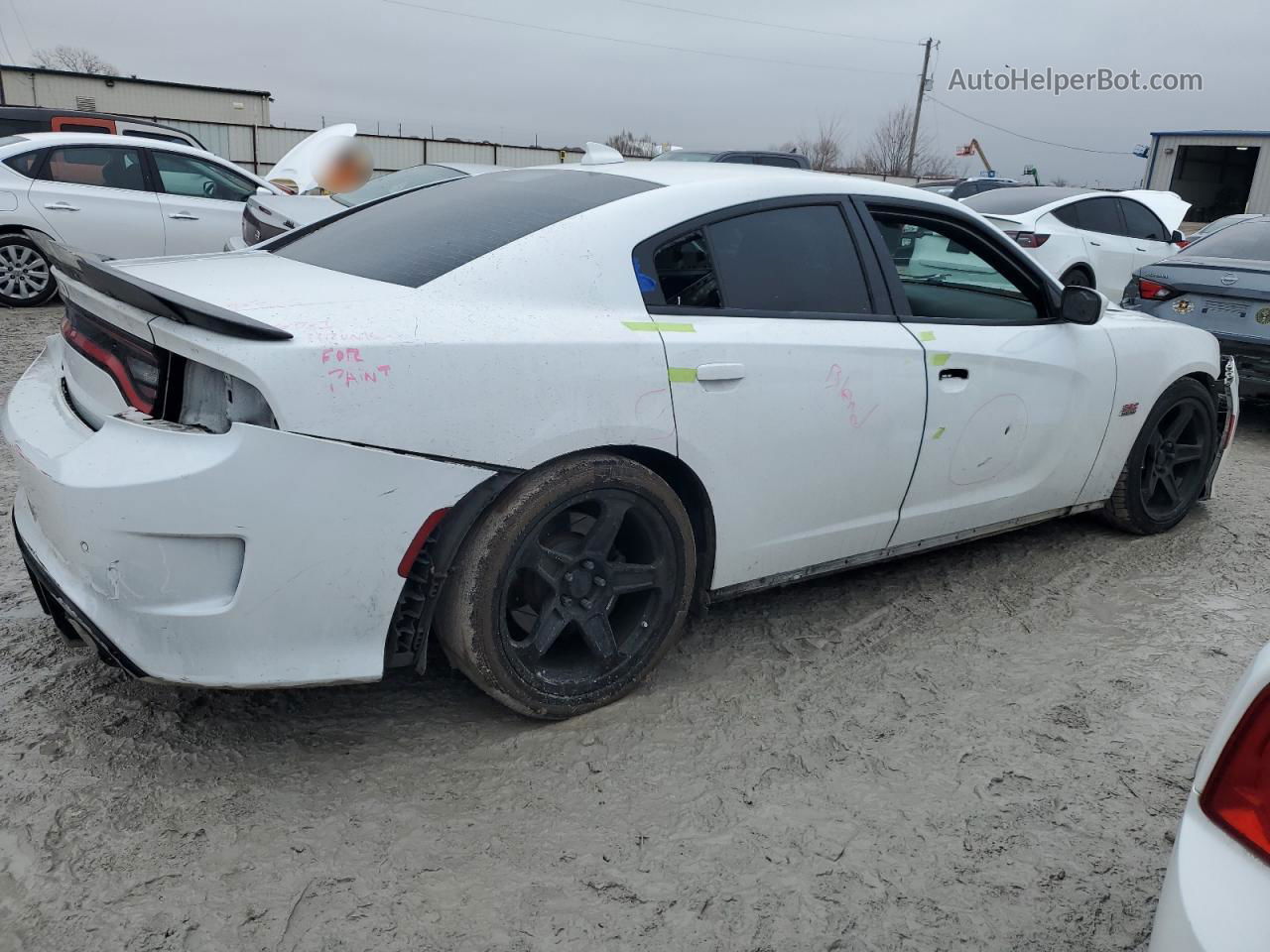 2018 Dodge Charger R/t 392 White vin: 2C3CDXGJ6JH188422