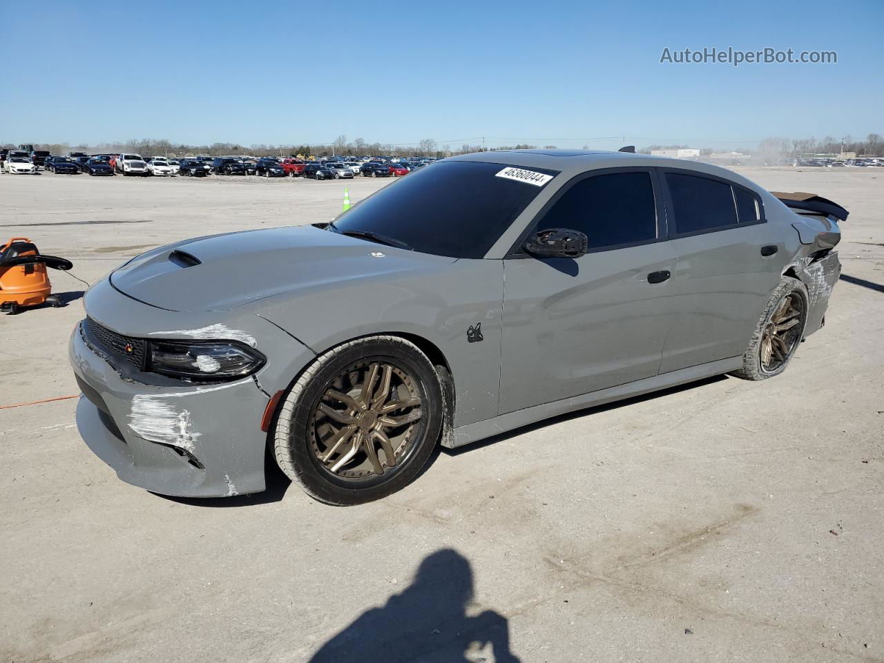 2018 Dodge Charger R/t 392 Gray vin: 2C3CDXGJ6JH248389