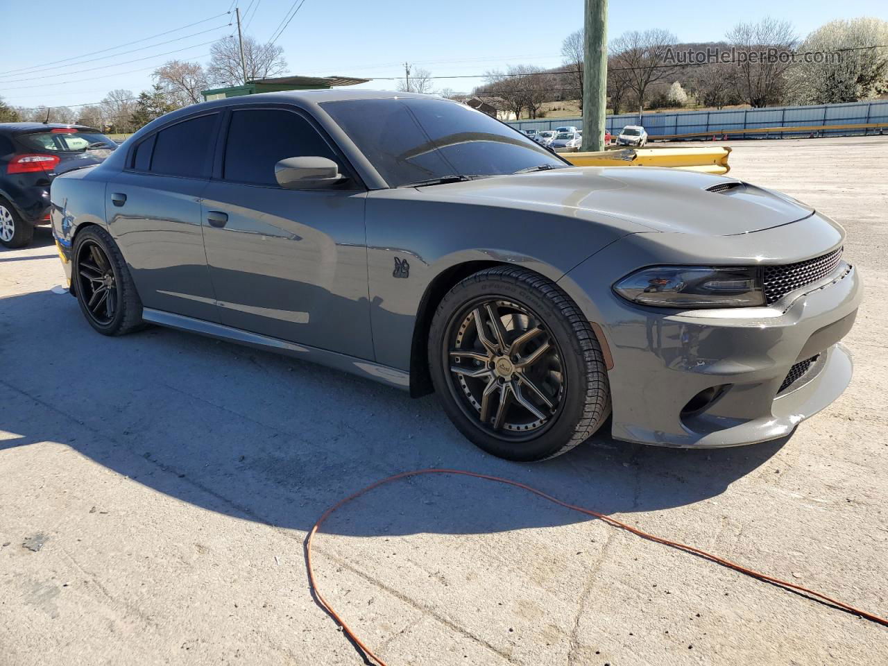 2018 Dodge Charger R/t 392 Gray vin: 2C3CDXGJ6JH248389