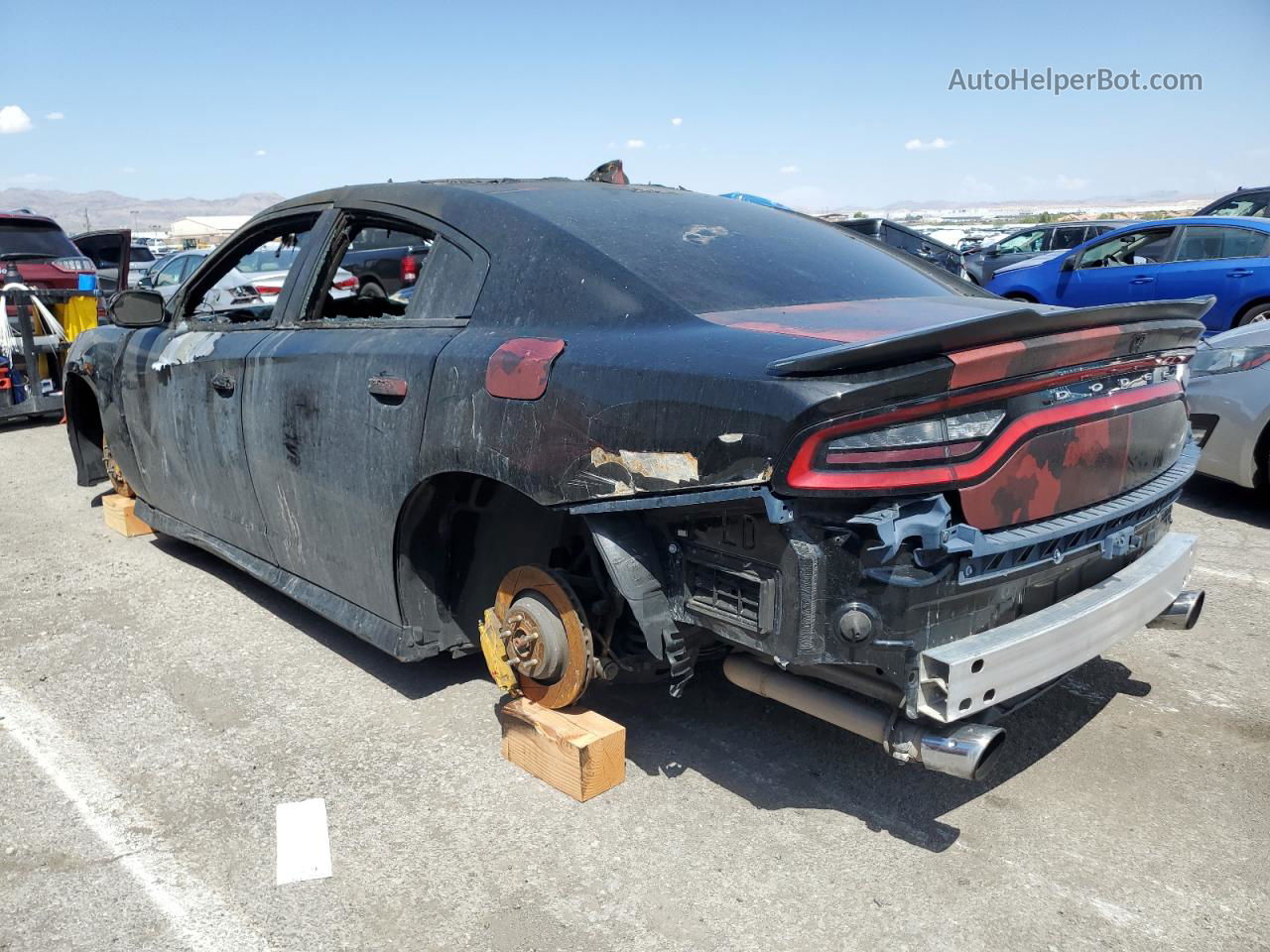 2018 Dodge Charger R/t 392 Black vin: 2C3CDXGJ6JH312527