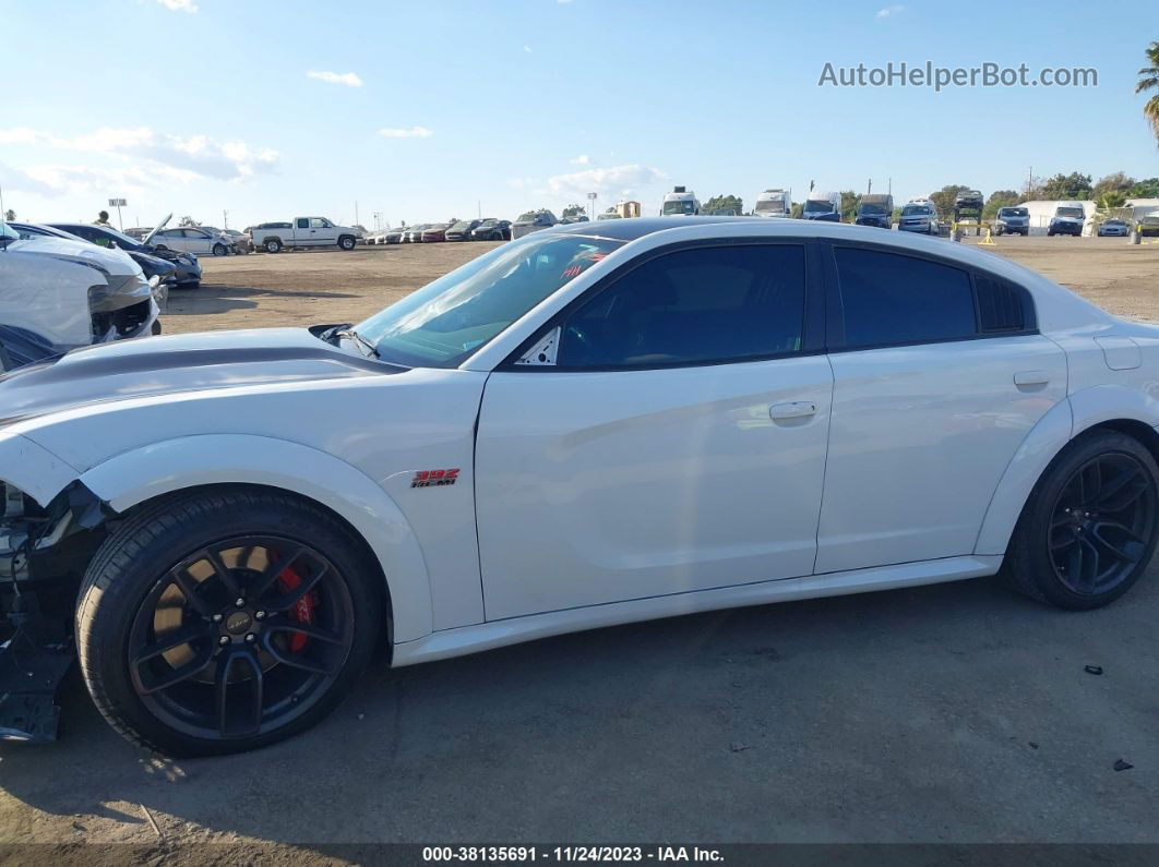 2021 Dodge Charger Scat Pack Widebody Rwd White vin: 2C3CDXGJ6MH530391