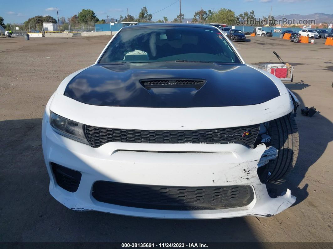 2021 Dodge Charger Scat Pack Widebody Rwd White vin: 2C3CDXGJ6MH530391