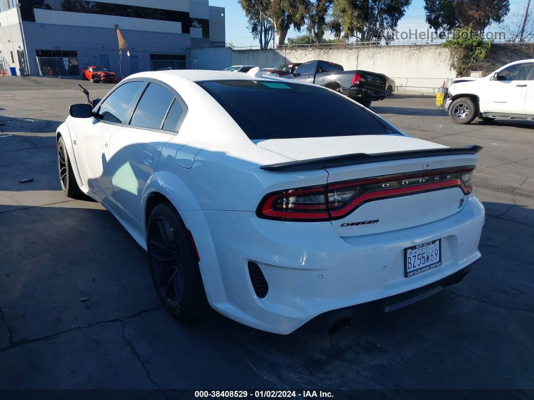 2021 Dodge Charger Scat Pack Widebody Rwd White vin: 2C3CDXGJ6MH578277