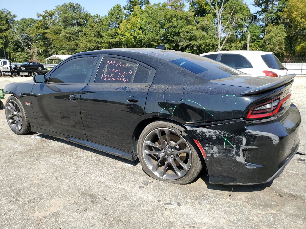 2021 Dodge Charger Scat Pack Black vin: 2C3CDXGJ6MH653091