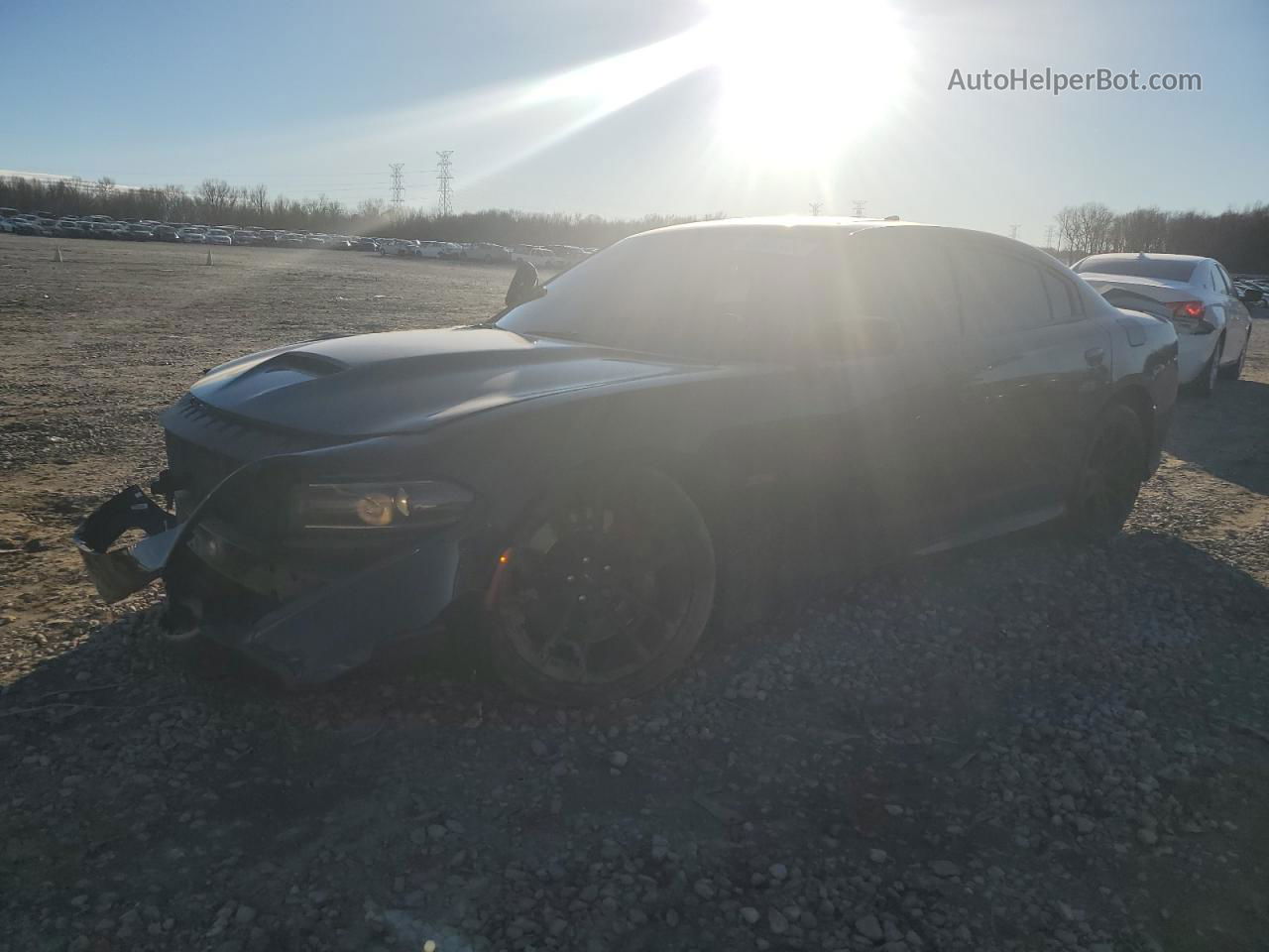 2021 Dodge Charger Scat Pack Черный vin: 2C3CDXGJ6MH669839