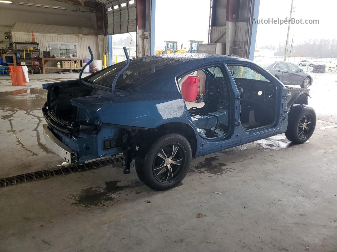 2021 Dodge Charger Scat Pack Blue vin: 2C3CDXGJ6MH678850