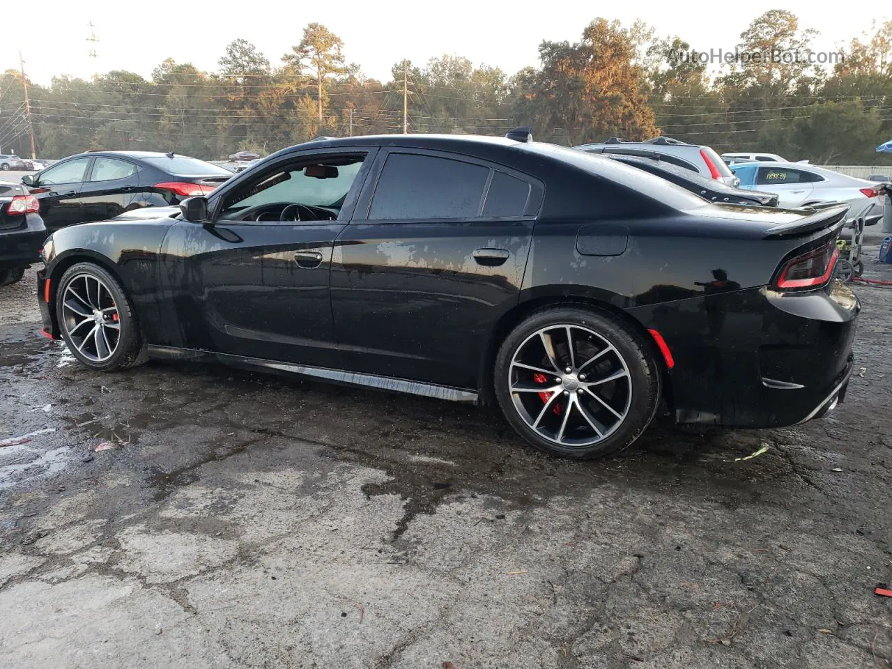 2016 Dodge Charger R/t Scat Pack Black vin: 2C3CDXGJ7GH132742