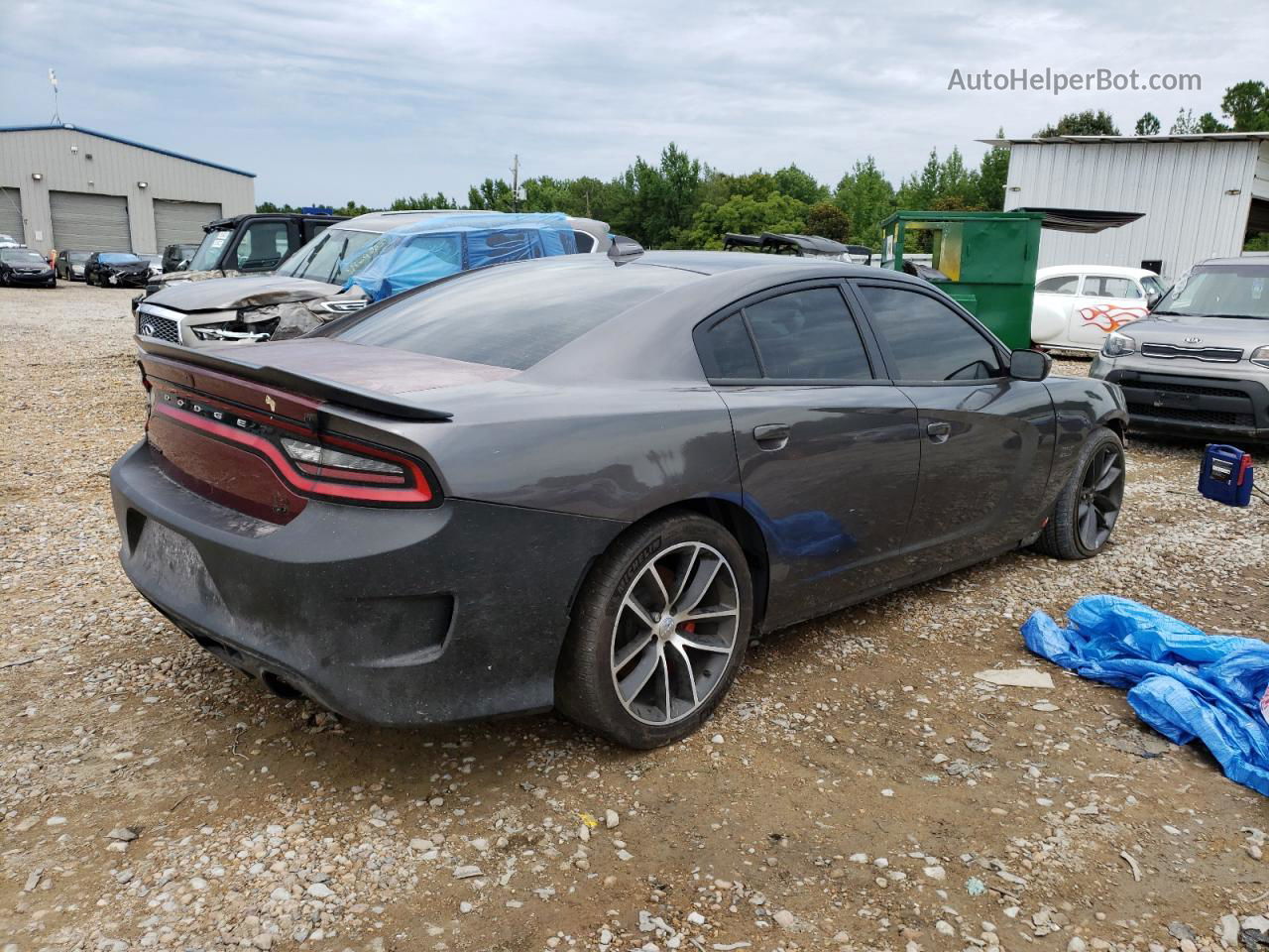 2016 Dodge Charger R/t Scat Pack Gray vin: 2C3CDXGJ7GH339714