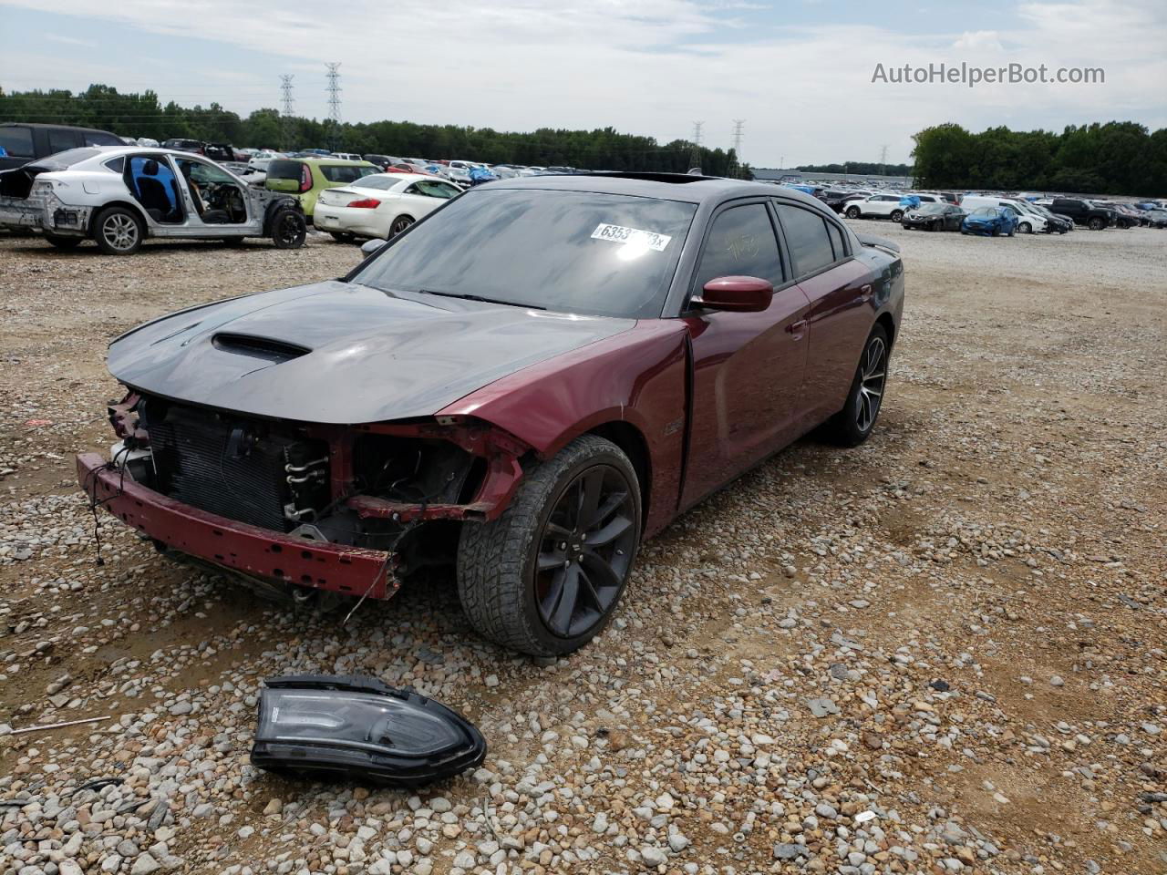 2016 Dodge Charger R/t Scat Pack Серый vin: 2C3CDXGJ7GH339714