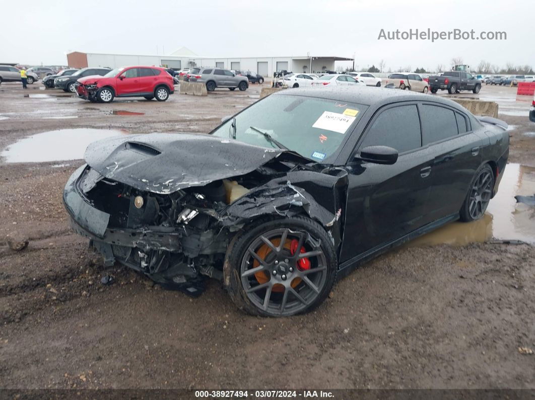 2017 Dodge Charger R/t Scat Pack Rwd Black vin: 2C3CDXGJ7HH515565