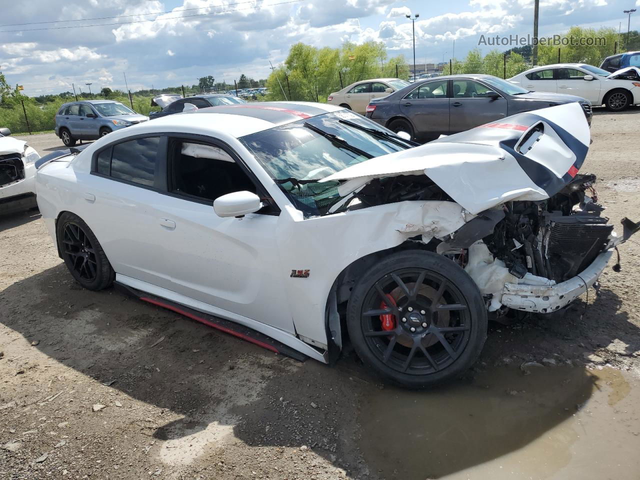 2017 Dodge Charger R/t 392 White vin: 2C3CDXGJ7HH643756