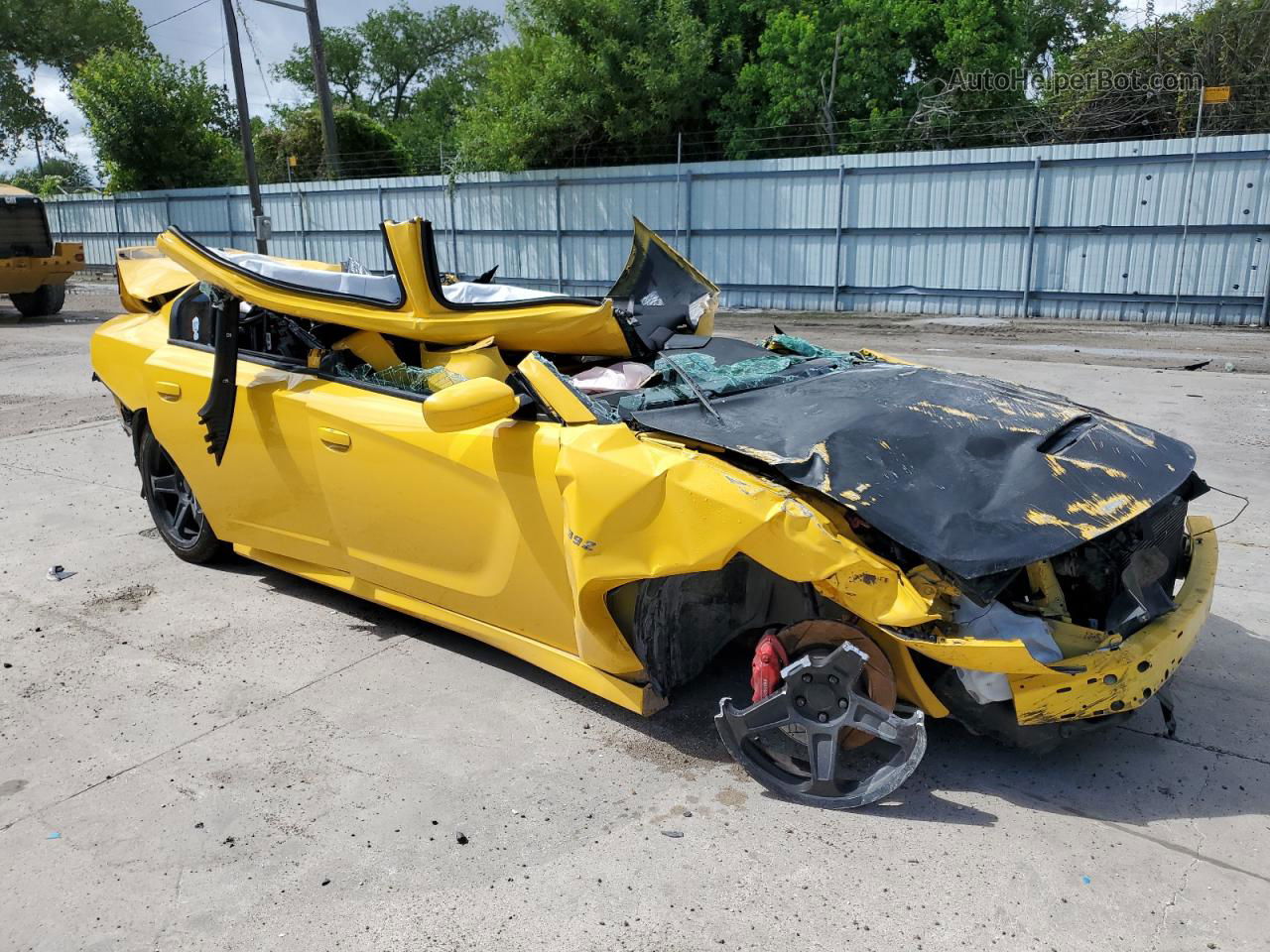 2017 Dodge Charger R/t 392 Yellow vin: 2C3CDXGJ7HH660153