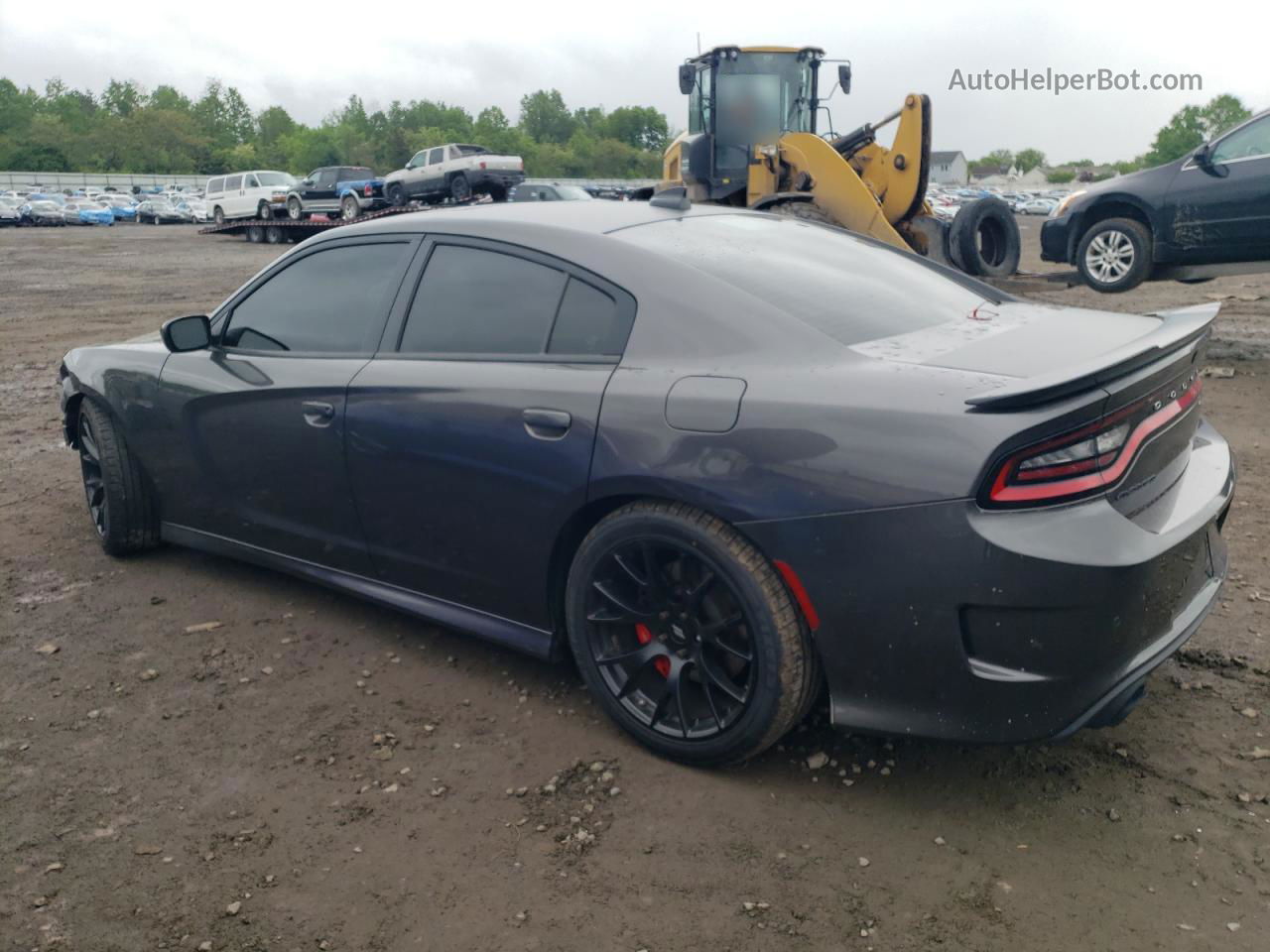 2018 Dodge Charger R/t 392 Gray vin: 2C3CDXGJ7JH335783