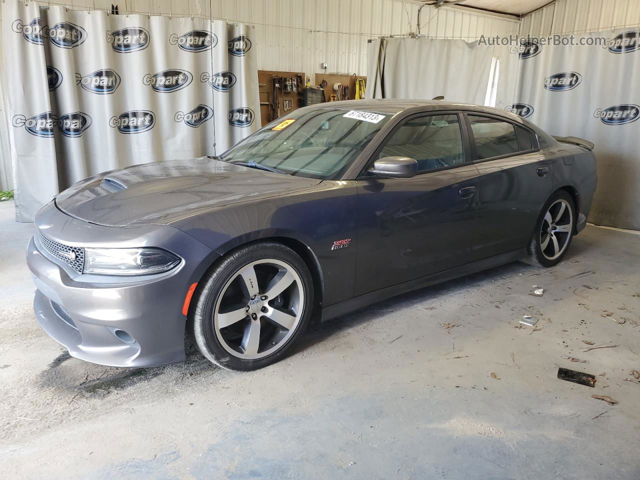 2018 Dodge Charger R/t 392 Gray vin: 2C3CDXGJ7JH364796