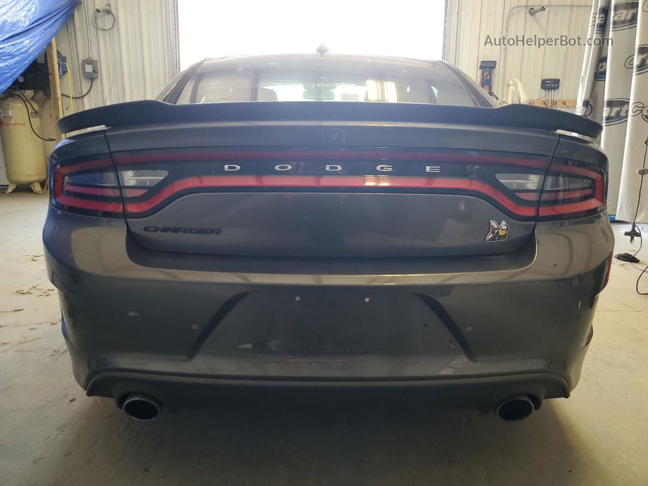 2018 Dodge Charger R/t 392 Gray vin: 2C3CDXGJ7JH364796