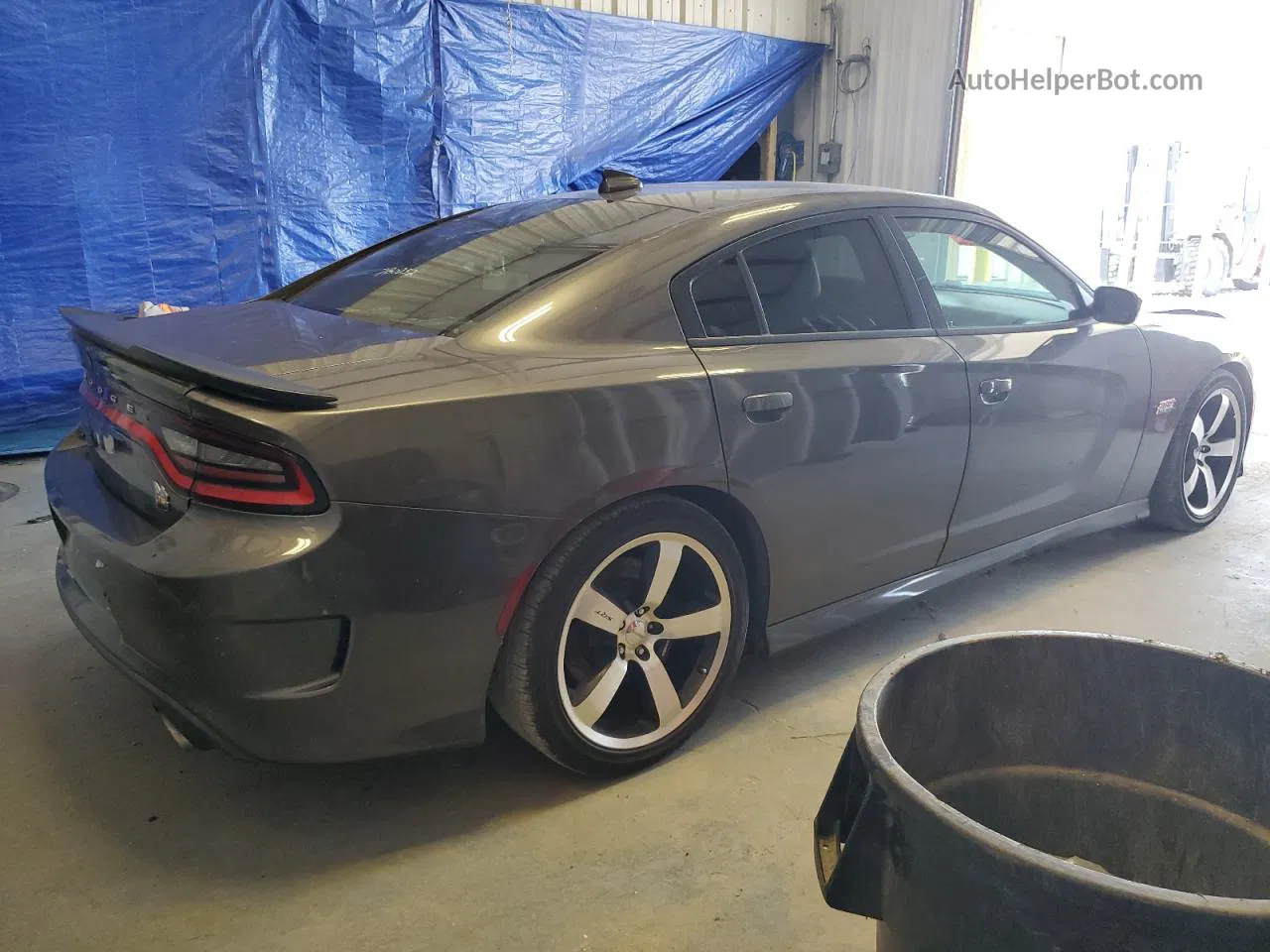 2018 Dodge Charger R/t 392 Gray vin: 2C3CDXGJ7JH364796