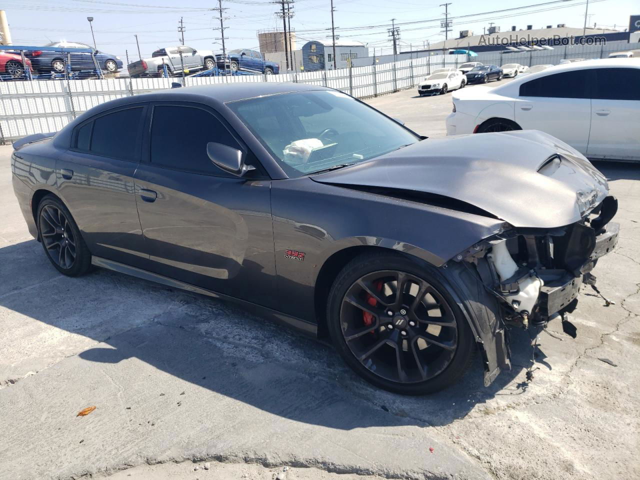 2021 Dodge Charger Scat Pack Charcoal vin: 2C3CDXGJ7MH518640