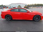 2021 Dodge Charger Scat Pack Rwd Red vin: 2C3CDXGJ7MH522672