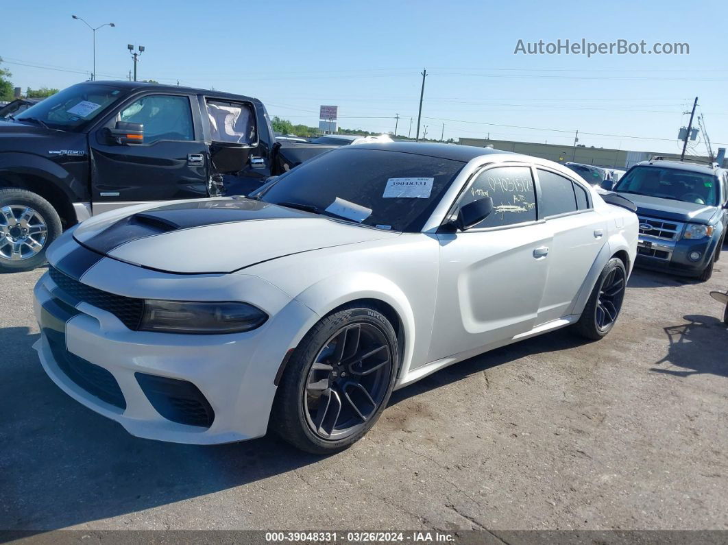 2021 Dodge Charger Scat Pack Widebody Rwd White vin: 2C3CDXGJ7MH540704