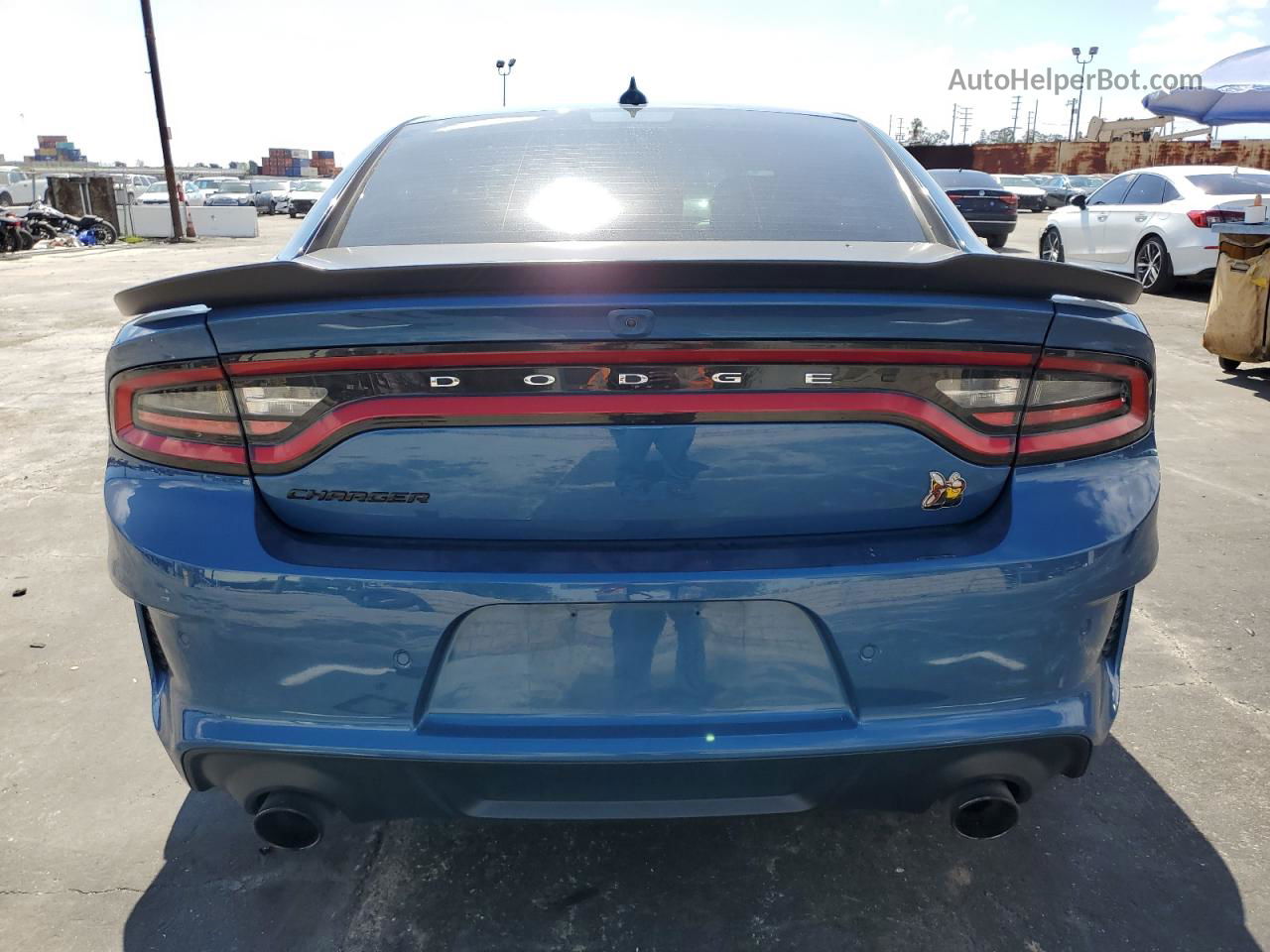 2021 Dodge Charger Scat Pack Blue vin: 2C3CDXGJ7MH544025