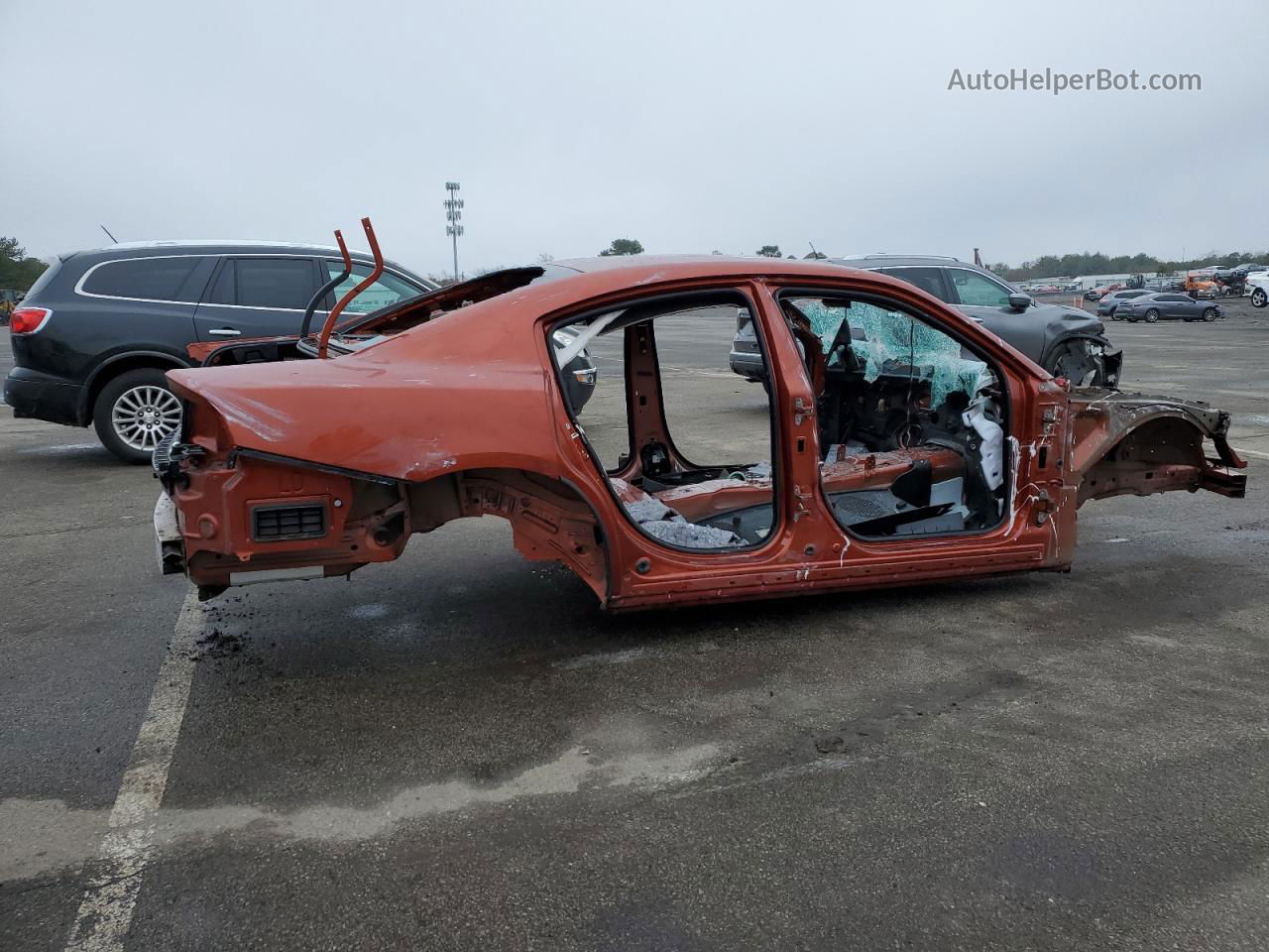 2021 Dodge Charger Scat Pack Оранжевый vin: 2C3CDXGJ7MH545062