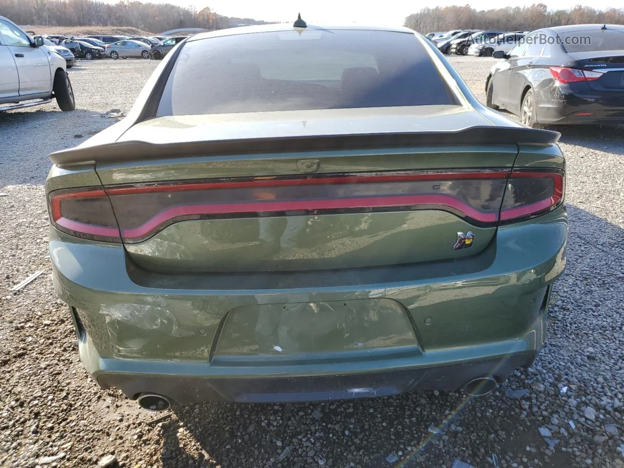 2021 Dodge Charger Scat Pack Green vin: 2C3CDXGJ7MH553095