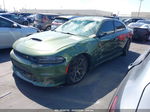 2021 Dodge Charger Scat Pack Rwd Green vin: 2C3CDXGJ7MH578062