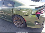 2021 Dodge Charger Scat Pack Rwd Green vin: 2C3CDXGJ7MH578062