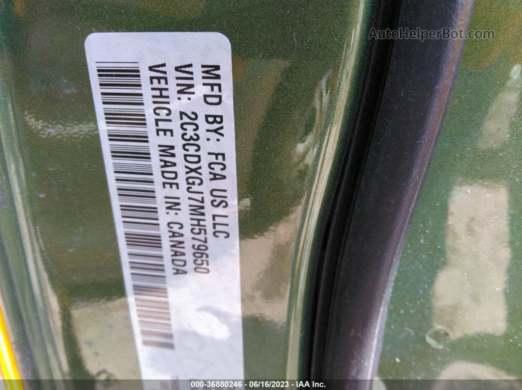 2021 Dodge Charger Scat Pack Gold vin: 2C3CDXGJ7MH579650