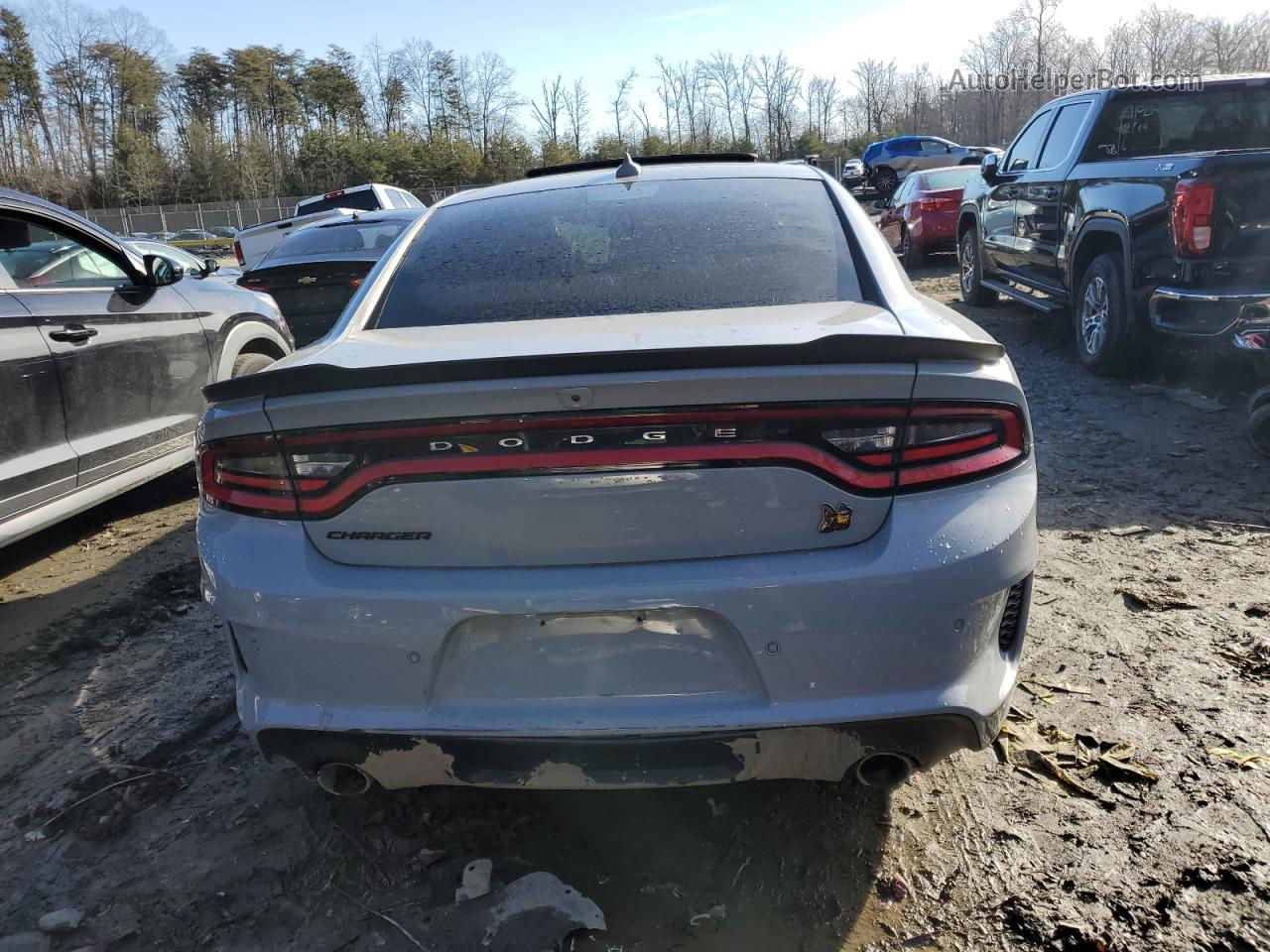 2021 Dodge Charger Scat Pack Gray vin: 2C3CDXGJ7MH611660