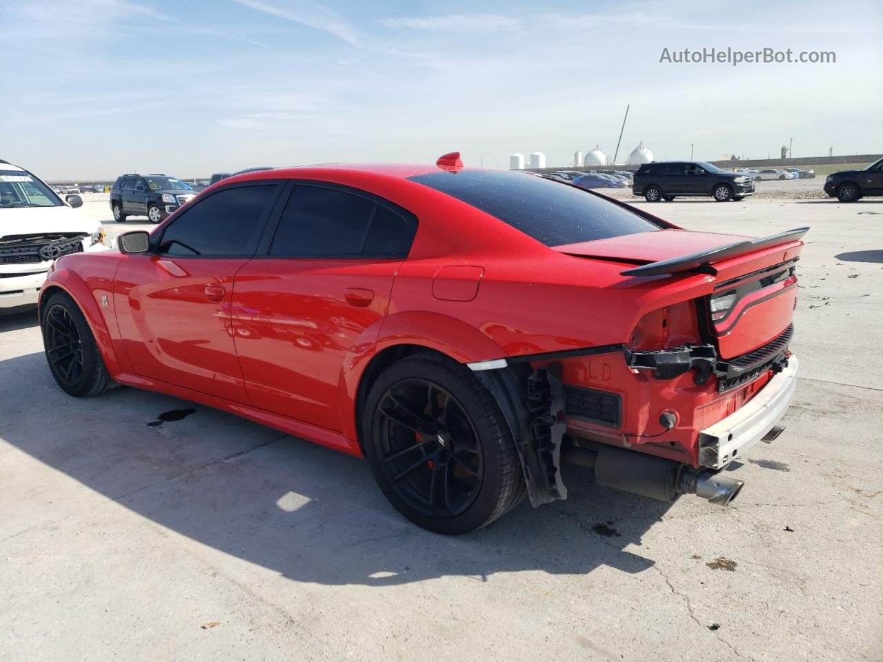 2021 Dodge Charger Scat Pack Red vin: 2C3CDXGJ7MH621671